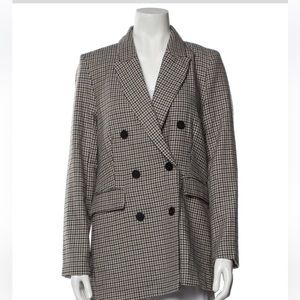 Joie houndstooth double breasted blazer, size medium